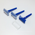 safety Medical razor with double blade for single use